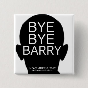 Chapa Cuadrada Adiós Barry - elección 2012