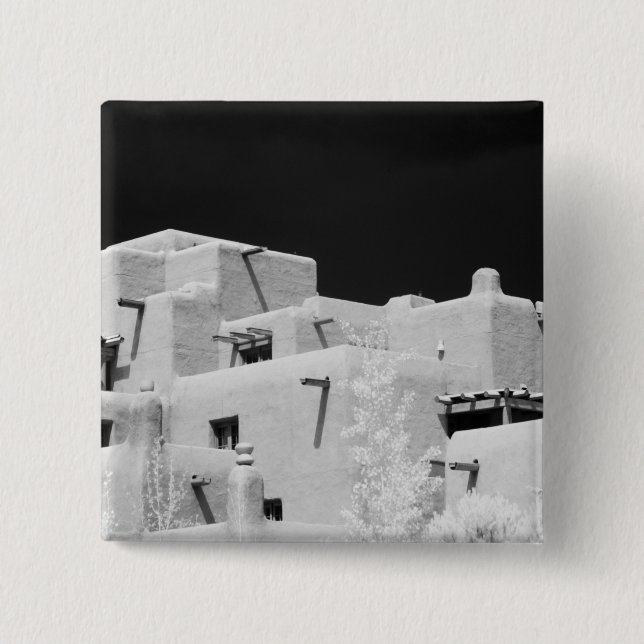 Chapa Cuadrada Adobe de estilo Pueblo en Loretto, Santa Fe, New (Anverso)