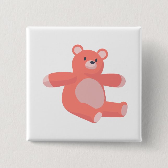 Chapa Cuadrada adorable (Anverso)