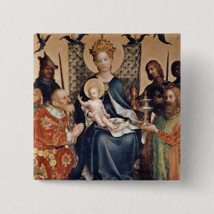 Chapa Cuadrada Adoración del altarpiece de unos de los reyes