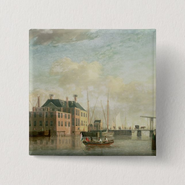 Chapa Cuadrada Aduanas, Amsterdam (Anverso)