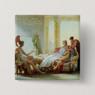 Chapa Cuadrada Aeneas que dice Dido del desastre en Troy