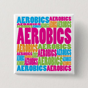 Chapa Cuadrada Aeróbicos coloridos