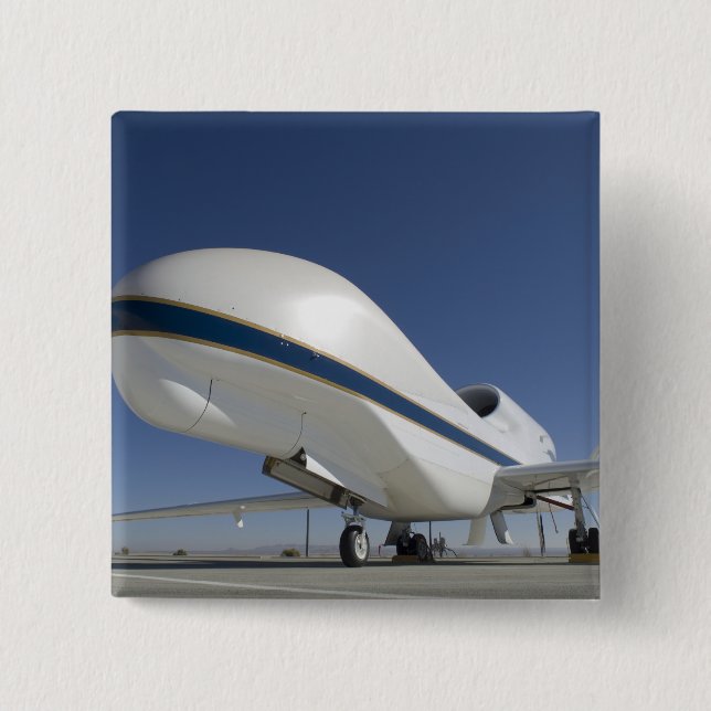 Chapa Cuadrada Aeronaves no tripuladas Global Hawk 2 (Anverso)