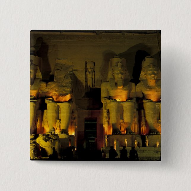 Chapa Cuadrada AF, Egipto, Abu Simbel. Cifras colosales de (Anverso)