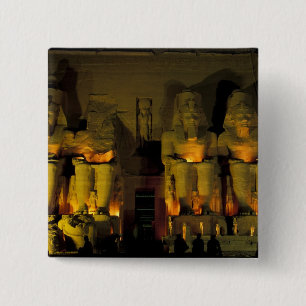 Chapa Cuadrada AF, Egipto, Abu Simbel. Figuras colosales de
