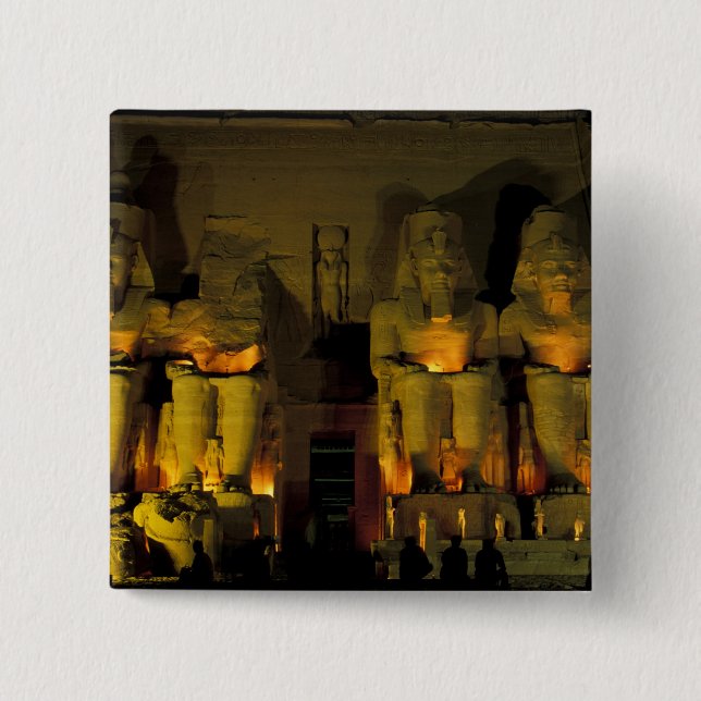 Chapa Cuadrada AF, Egipto, Abu Simbel. Figuras colosales de (Anverso)