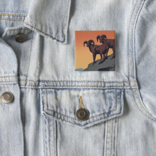 Chapa Cuadrada Afiche de época que promueve el viaje a parques na