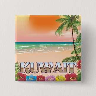 Chapa Cuadrada afiche de viaje de kuwait beach