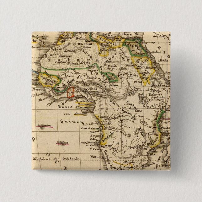 Chapa Cuadrada África 16 (Anverso)