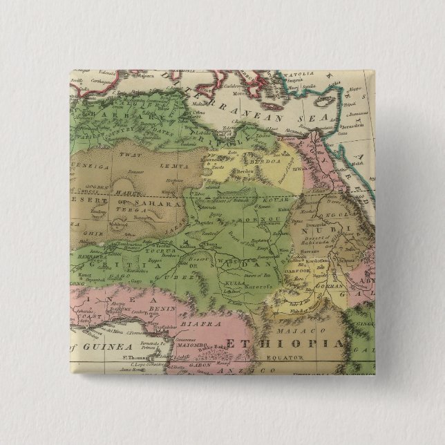 Chapa Cuadrada África 2 (Anverso)