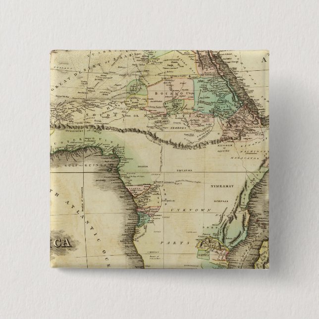 Chapa Cuadrada África 25 (Anverso)
