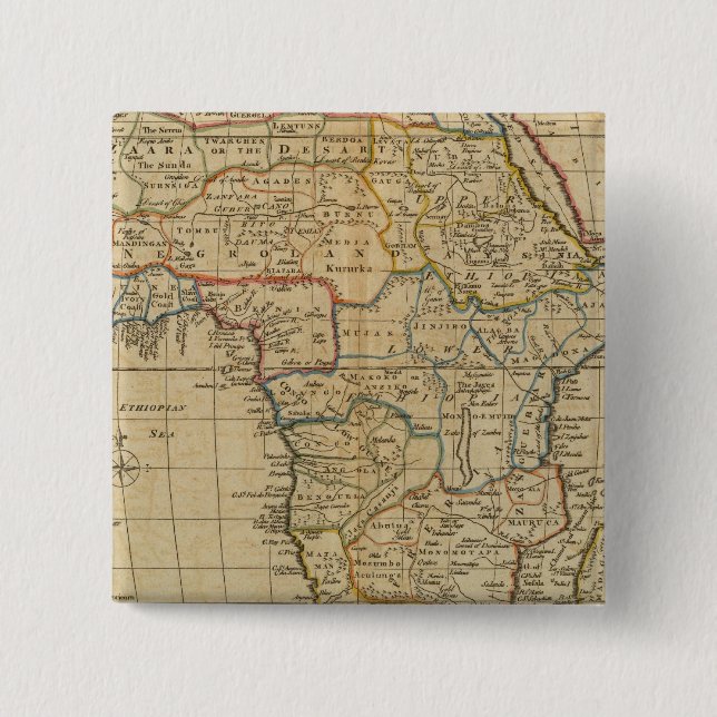 Chapa Cuadrada África 29 (Anverso)
