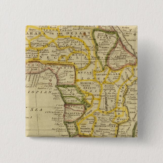 Chapa Cuadrada África 34 (Anverso)