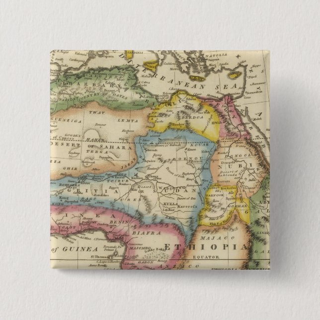 Chapa Cuadrada África 36 (Anverso)