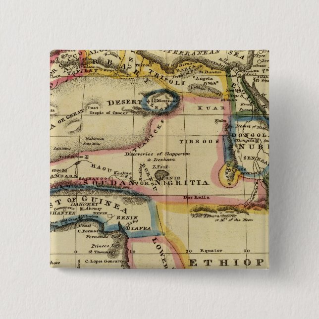 Chapa Cuadrada África 7 (Anverso)