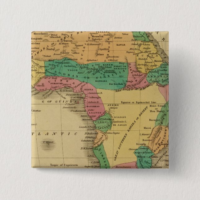 Chapa Cuadrada África 9 (Anverso)