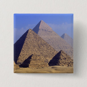 Chapa Cuadrada África, Egipto, El Cairo, Giza. Grandes pirámides
