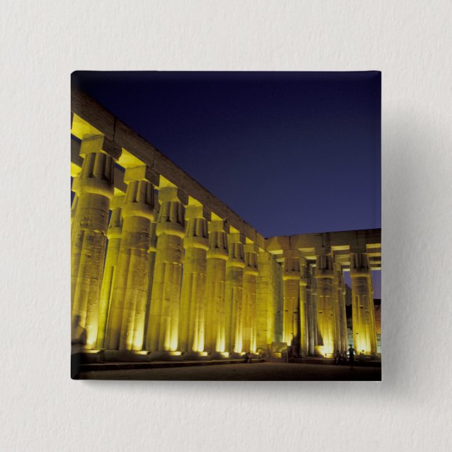 Chapa Cuadrada África, Egipto, Luxor. Corte Sun de Amenhotep (Anverso)