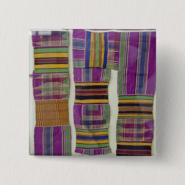 Chapa Cuadrada África, Ghana, Accra. Museo Nacional, visto (Anverso)