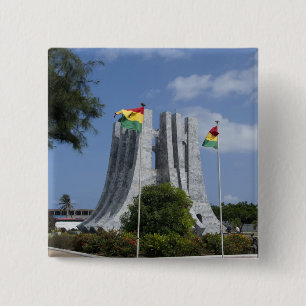 Chapa Cuadrada África, Ghana, Acra. Mausoleo de Nkrumah, últimos 