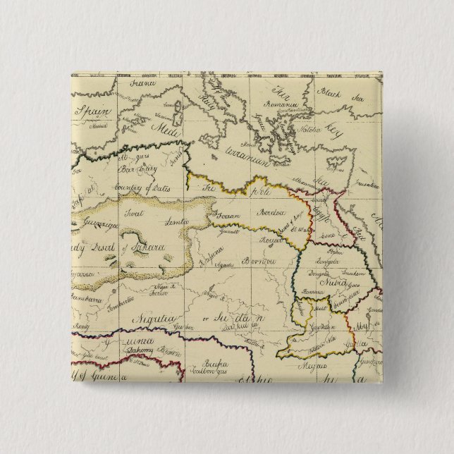 Chapa Cuadrada África, Mediterráneo (Anverso)