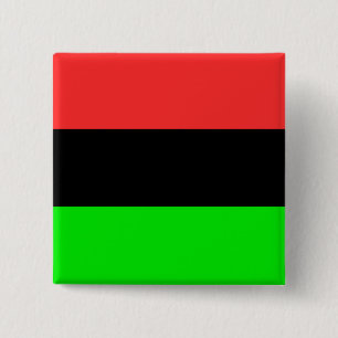 Chapa Cuadrada African American Flag
