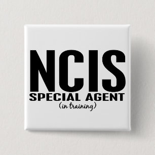 Chapa Cuadrada Agente especial de NCIS en el entrenamiento 1