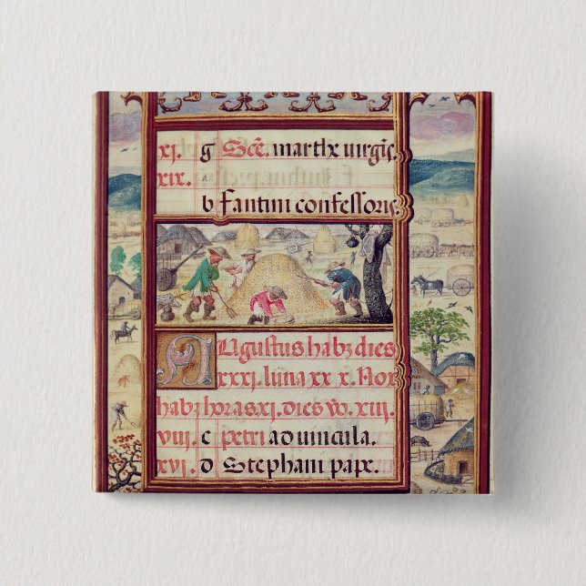 Chapa Cuadrada Agosto (Anverso)