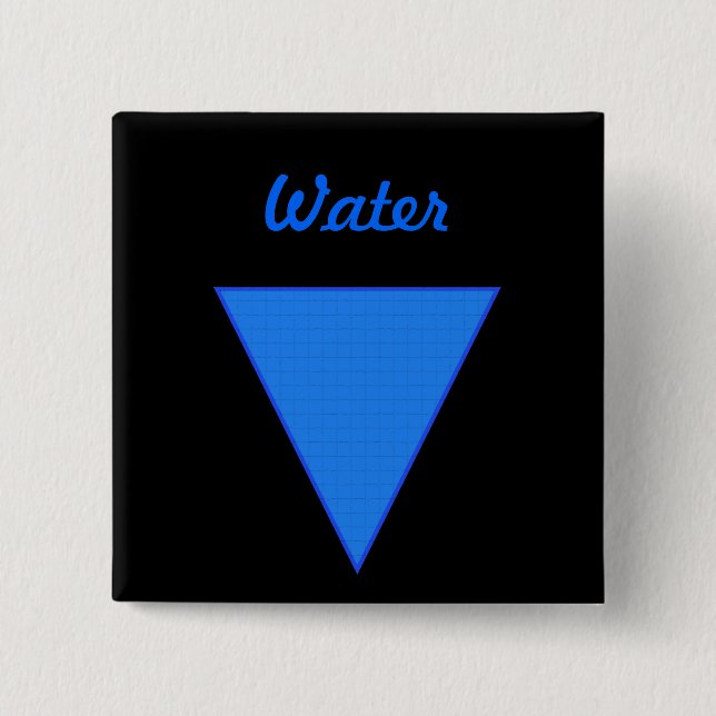 Chapa Cuadrada Agua (Anverso)