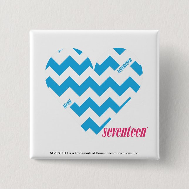 Chapa Cuadrada Aguamarina 4 del zigzag (Anverso)