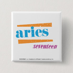 Chapa Cuadrada Aguamarina del aries