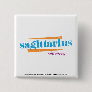 Chapa Cuadrada Aguamarina del sagitario