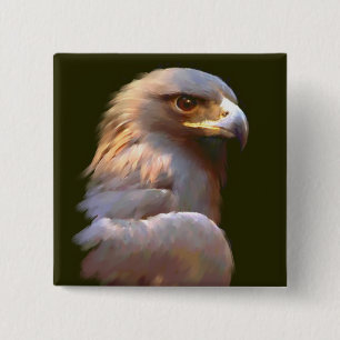 Chapa Cuadrada Águila dorada