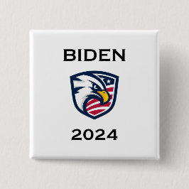Chapa Cuadrada Águila electoral de Guay Joe Biden 2024