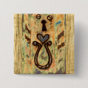 Chapa Cuadrada Agujero y corazón