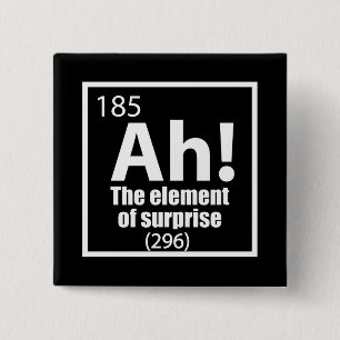 Chapa Cuadrada ¡Ah! El elemento del Chiste de la química sorpresi