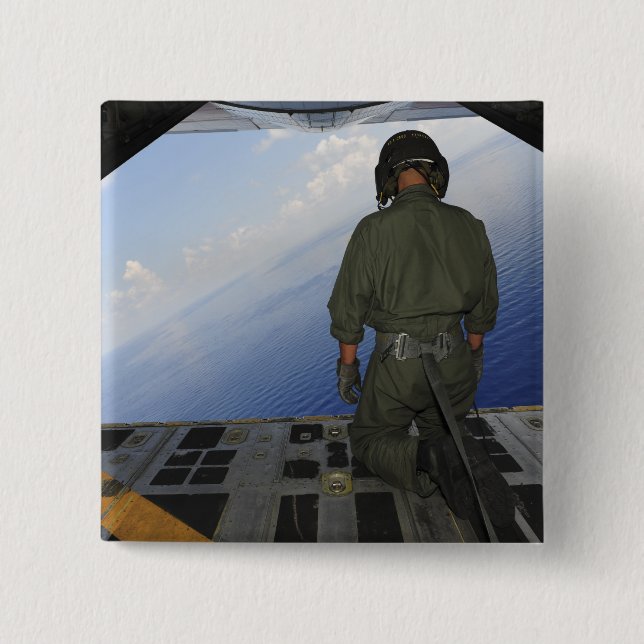 Chapa Cuadrada Airman observa las aguas del Golfo de México (Anverso)