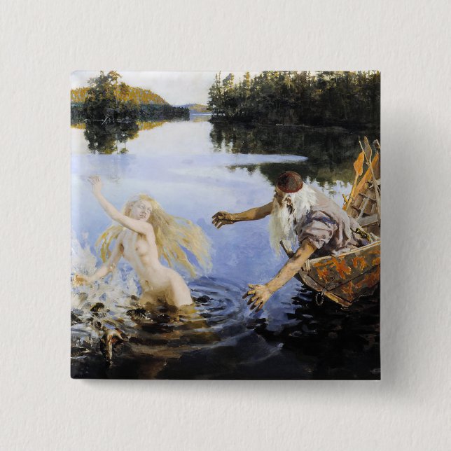 Chapa Cuadrada Akseli Gallen-Kallela - Aino Myth (Anverso)