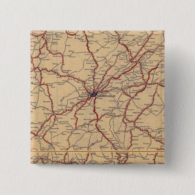 Chapa Cuadrada Alabama 4 (Anverso)