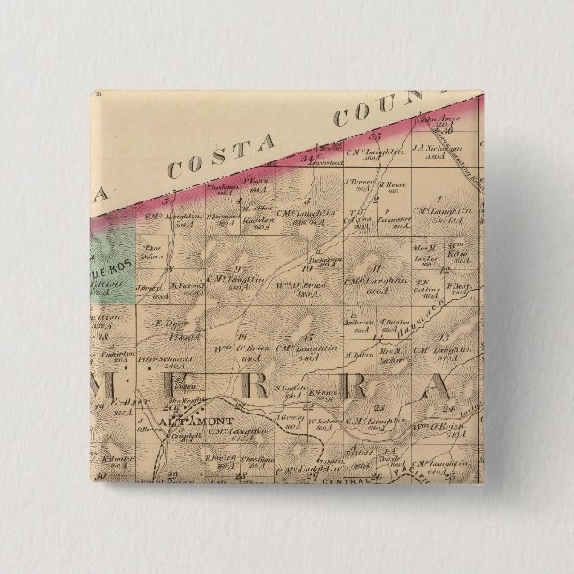 Chapa Cuadrada Alameda Co 8 (Anverso)