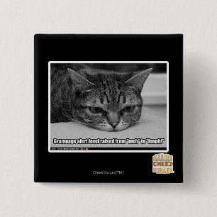 Chapa Cuadrada Alarma de Grumpage