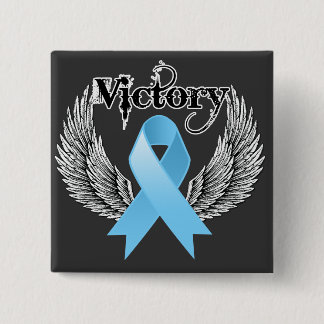 Chapa Cuadrada Alas de la Victoria - Cáncer de próstata