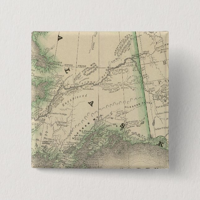 Chapa Cuadrada Alaska 9 (Anverso)