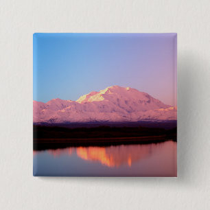 Chapa Cuadrada Alaska, Parque Nacional Denali, Mt. McKinley en