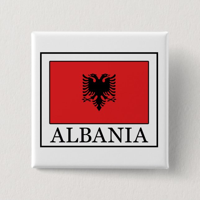 Chapa Cuadrada Albania (Anverso)