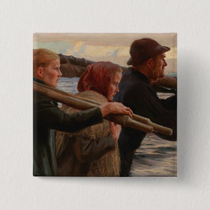 Chapa Cuadrada Albert Edelfelt - En el archipiélago exterior