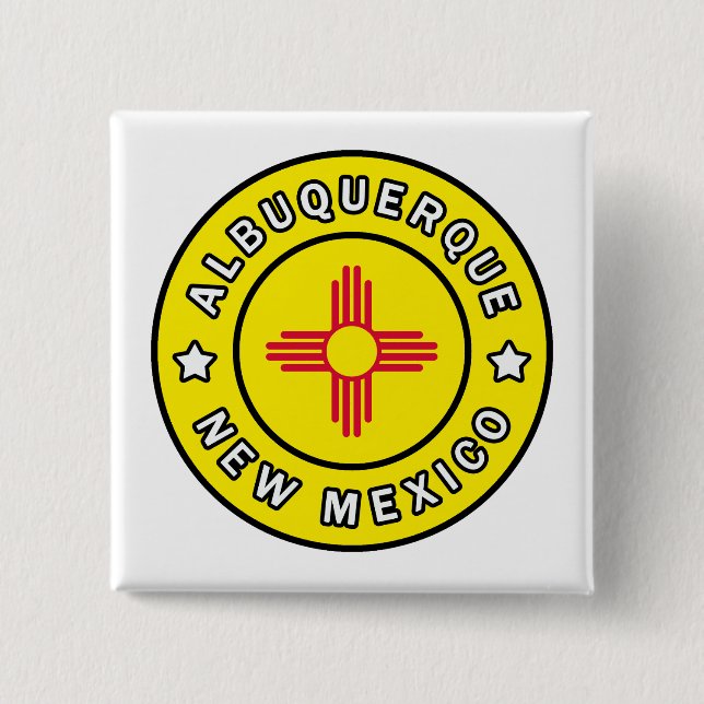 Chapa Cuadrada Albuquerque Nuevo México (Anverso)