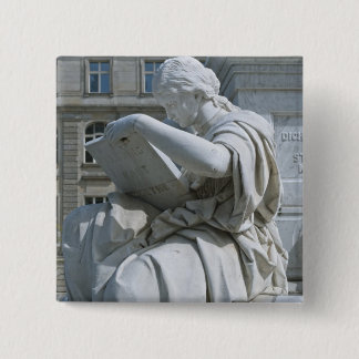 Chapa Cuadrada Alegoría de la Historia del Monumento a Schiller e