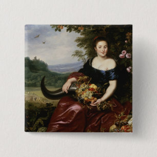 Chapa Cuadrada Alegoría de la tierra